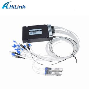 Wholesale Passive 8 Channel CWDM MUX DEMUX Module 1270-1610nm ABS Box With Upgraded Port from china suppliers
