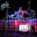 Round Aluminum Stage Truss Outdoor Aluminum Alloy Lighting Tower Truss OEM