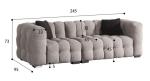 BN Puff Cotton Milk Oil Style Furniture Fabric Sofa Chair Nordic Lamb Wool