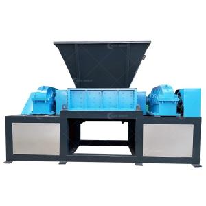 Wholesale Waste Rubber Tyre Recycling Machine Scrap Rubber Crusher Double Shaft Shredder With Rotary Screen from china suppliers