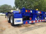 CIMC Cost Effective Steel Skeleton 3 Axles 28 Tons Cargo Transport Semi-Trailer