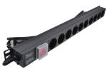 Euro Schuko Socket PDU Power Distribution Unit Vertical Installation PDU 19 " 1U