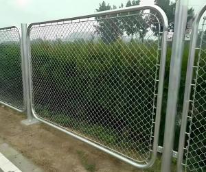 Wholesale Electric Galvanized Iron Chain Link Fencing Metal Mesh Fence 8ft High from china suppliers