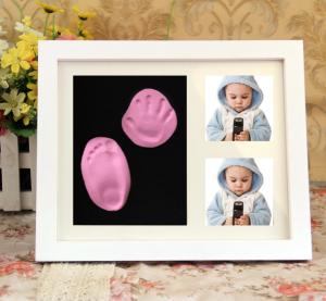 Wholesale Best sale baby christmas gift polymer clay molds keepsake frame from china suppliers
