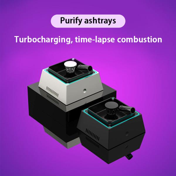 2023 New Arrival USB Astray Air Purifier Ash Proof Rechargeable Aromatherapy Negative Ions Air Cleaner With Brushless Motor
