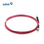 FC-ST PVC OM4 Fiber Optic Patch Cord Simplex Multimode 0.9mm 50/125um