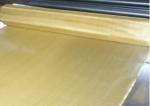 Filtering Liquid And Gas Woven Brass Mesh Square Hole Abrasion Corrosion