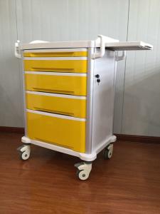 Wholesale Mobile Emergency Medical Hospital Trolley Cart Drug Delivery Medication For 5 Drawer from china suppliers