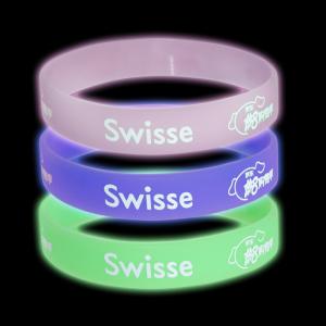 Wholesale Custom Debossed Silicone Wristbands , Waterproof Printed Silicone Bracelets from china suppliers