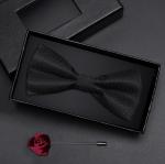 Wholesale Red Polyester Solid Color Bowtie Wedding Bow Ties for Men Custom
