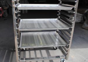 China Ss201 15 Layer Bread Trolley For Fast Food Kitchen Equipment on sale