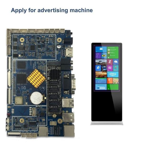 M.2 SSD Industrial Android Embedded Board RK3399 With Android 10 Linux Operating System