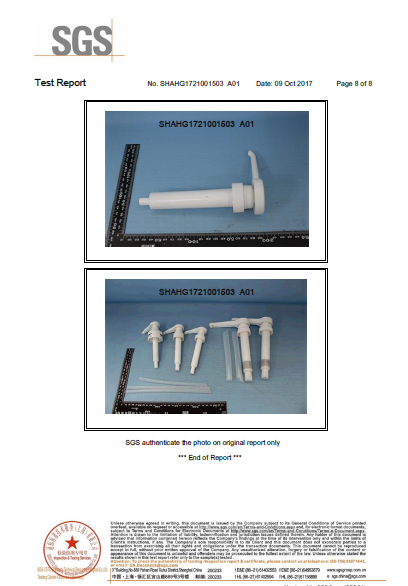 Non Spill 25ml White Coffee Syrup Pump PP For Juice Concentrate Syrup