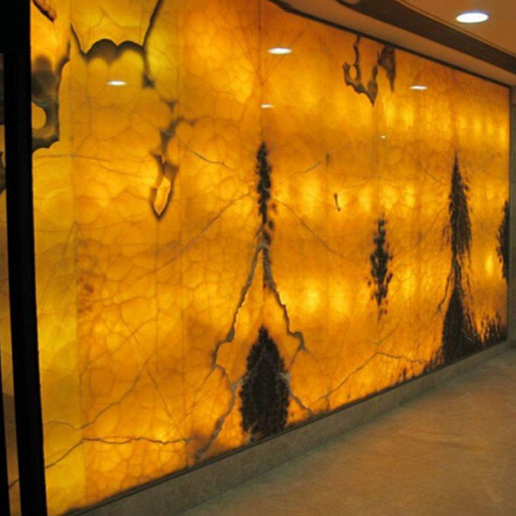 Indoor High Grade Honey Onyx Slab 17mm Thickness For Sink And Basin