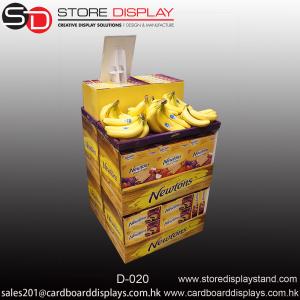 Wholesale Banana POP fruits Corrugated dumpbin unit display box from china suppliers