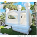 Inflatable Bounce House Outdoor Custom White Inflatable Wedding Bounce Castle