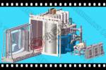 Car Logos And Signs Vacuum Metalizing Machine , PVD Vacuum Evaporation Equipment