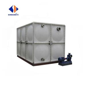 Wholesale High Flexural Strength ≥100 MPa Overhead Fiberglass FRP Water Storage Tank 300000 Liters from china suppliers