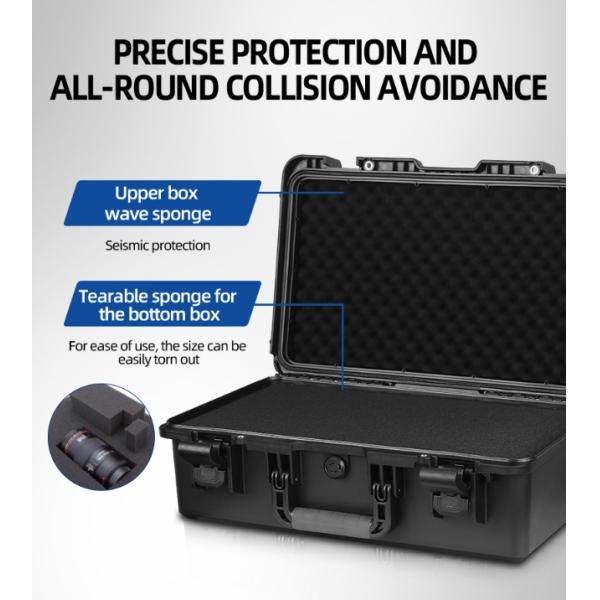 IP67 Waterproof Tool Case 330x250x160mm Customizable Lining