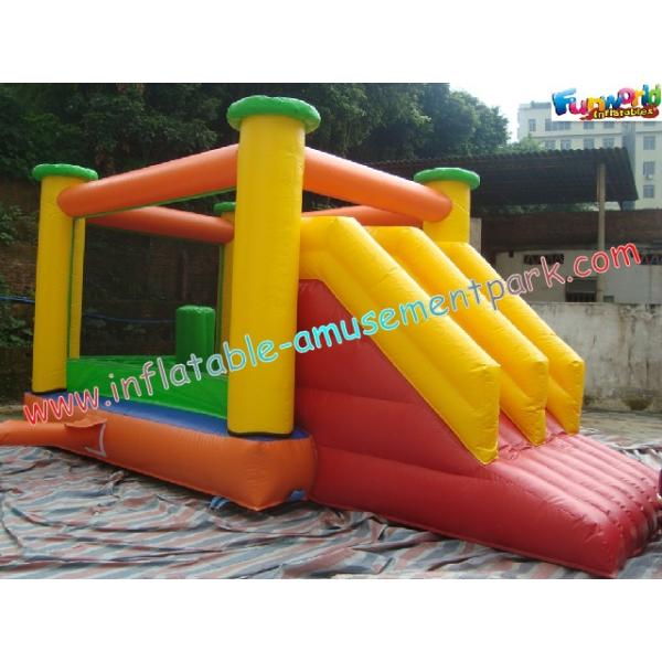 18 OZ Fire Retardant Inflatable Bouncer Slide CE Blower For Outdoor And Indoor