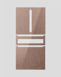 Wholesale Scratch Proof Tempered Glass Refrigerator Door Panels With UMI Technology from china suppliers