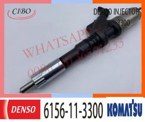 Wholesale Diesel Fuel Injector 6156-11-3300 095000-1211 For Denso Komatsu Excavator PC400-7 from china suppliers