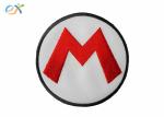 Custom Embroidered Logo Round Iron-on Embroidery Patch For Clothing