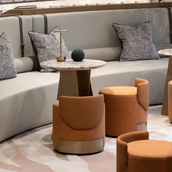 Modern Luxury Hotel Lobby Furniture Office Reception 1 2 3 Sofas Coffee Table Set