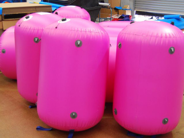Wholesale 0.9mm PVC Tarpaulin customed inflatable paintball bunker from china suppliers