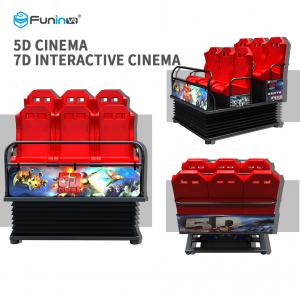 China HD Screen Display 5d Motion Cinema , 5d Cinema Equipment Simple Structure on sale