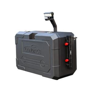Wholesale 700X450X317MM Off Road Aluminium Jeep Tailgate Outside Storage Box For Tank 300 BJ40 from china suppliers