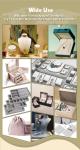 Non-Toxic Eco Suede Artificial Leather For Display Stands