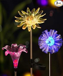 Wholesale Plastic 1 Inch 1.2V Solar Flower Garden Lights from china suppliers