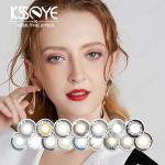 Prescription Myopia Smokey Gray Contact Lens For Dark Eyes