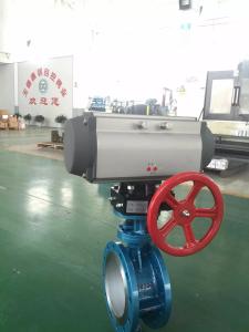 Wholesale rack and pinion quarter-turn pneumatic rotary actuators control butterfly valve ball valve from china suppliers