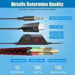 117dB 50mm Hunterspider V9 Stereo Gaming Headset With Mic