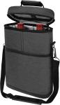 2 Bottle Wine Carrier Tote, Insulated Leakproof Wine Cooler Bag, Wine Travel Bag