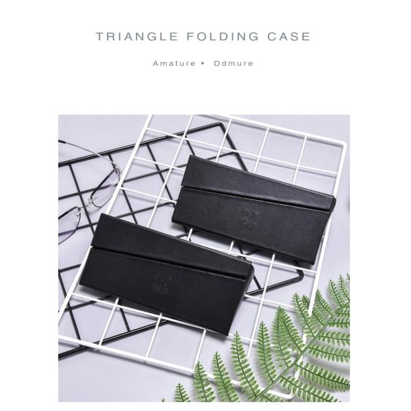 Inno-Z007 Manufacturer Wholesale Business Style Folding Box for Glasses, Foldable Triangle Case for Spectacle Custom Logo, Eco-Friendly