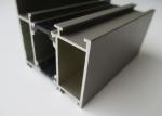 OEM / ODM Brown Aluminium Sliding Door Profiles Environment Protection