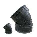 Hdpe Bellows Pipe Fittings Municipal Sewage Pipe Accessories Butt Joint