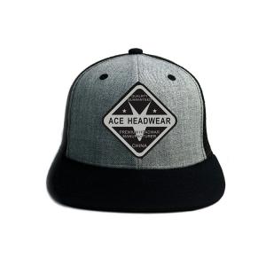 Wholesale Summer Black Mesh Flat Brim Snapback Hats Custom Patches Logo Hip Hop Trucker Cap from china suppliers