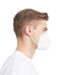 High Breathability Folding FFP2 Mask Double Layer Filters Fiberglass Free