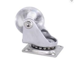 Wholesale 35mm clear caster polyurethane wheels furniture casters swivel wheels from china suppliers