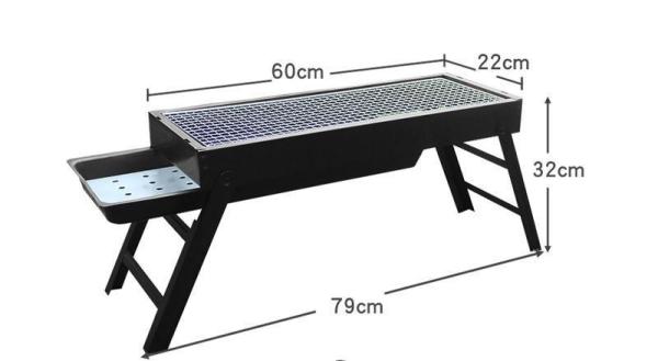 Custom Mantel Stainless Steel BBQ Grill Camping Fire Heater Folding Campfire