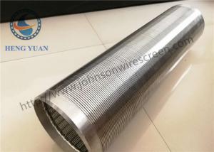 Wholesale Length 5.8M Stainless Steel Vee Well Casing Pipe Wire Welded Well Pump Screen from china suppliers