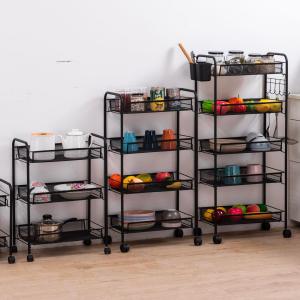 Wholesale H77cm Five Tier Metal Trolley Cart For Bathroom from china suppliers
