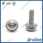 Torx Pan Head SEMS Machine Screws w/ Flat Washer, Stainless Steel 18-8