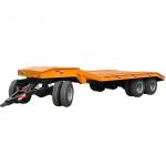 Hydraulic Ramp System Low Bed Draw Bar Full Trailer For Sale