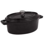 Cast Iron Mini Oval Casserole Red 12cm X 9cm