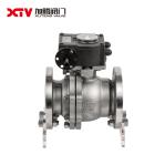 Stainless Steel High Platform Flanged Floating Ball Valve PN16 Perfect for